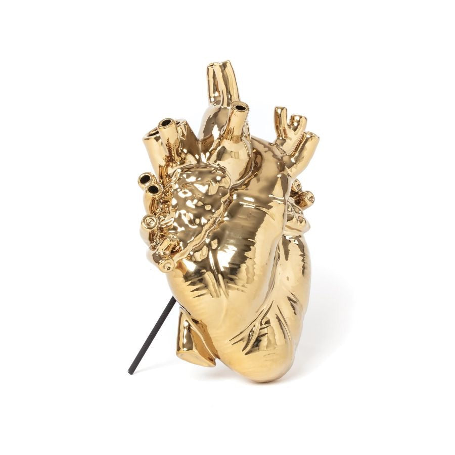 Amor en flor dorado - SELETTI